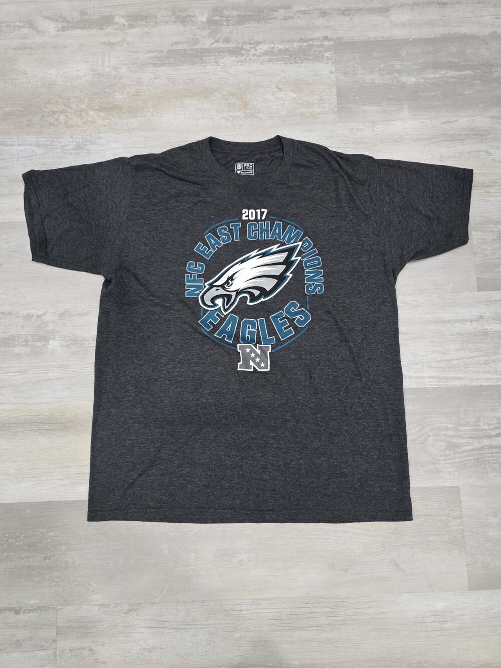 Philadelphia Eagles 2017 NFC East Champions T-Shirt Mens XL Fanatics NFL
